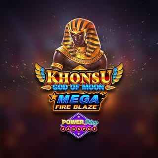 Mega Fire Blaze Jackpot - Khonsu - God of Moon Power Play Jackpot-bg