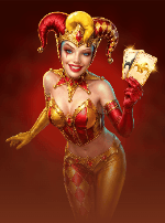 Fire and Roses Joker Diamonds-bg