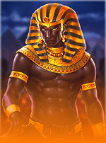 Mega Fire Blaze Jackpot - Khonsu - God of Moon Power Play Jackpot-bg