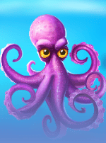 Crazy Octopus-bg