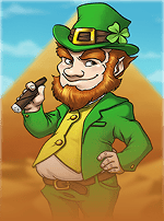 Leprechaun goes Egypt-bg