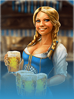 Heidi at the Oktoberfest-bg