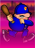 Captura de pantalla de un juego de casino popular como Cops N Robbers, representando el tipo de juegos donde se pueden generar ganancias para retirar.